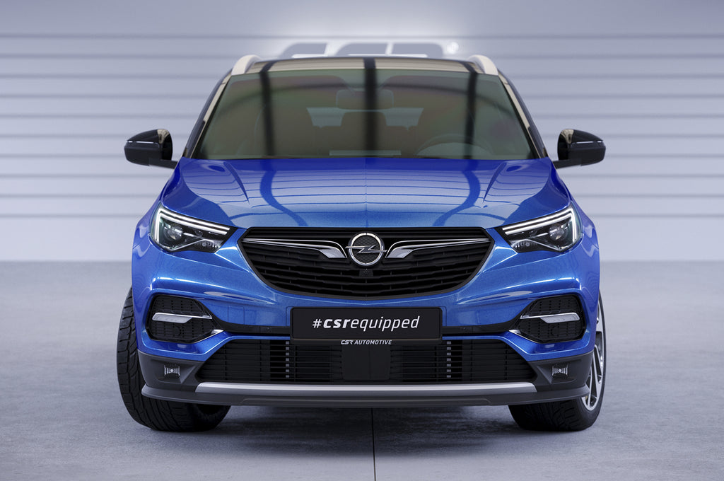 CSR Frontspoiler | Cup-Spoilerlippe mit ABE für Opel Grandland X CSL441-S Strukturiert schwarz matt (keine Lackierung erforderlich)