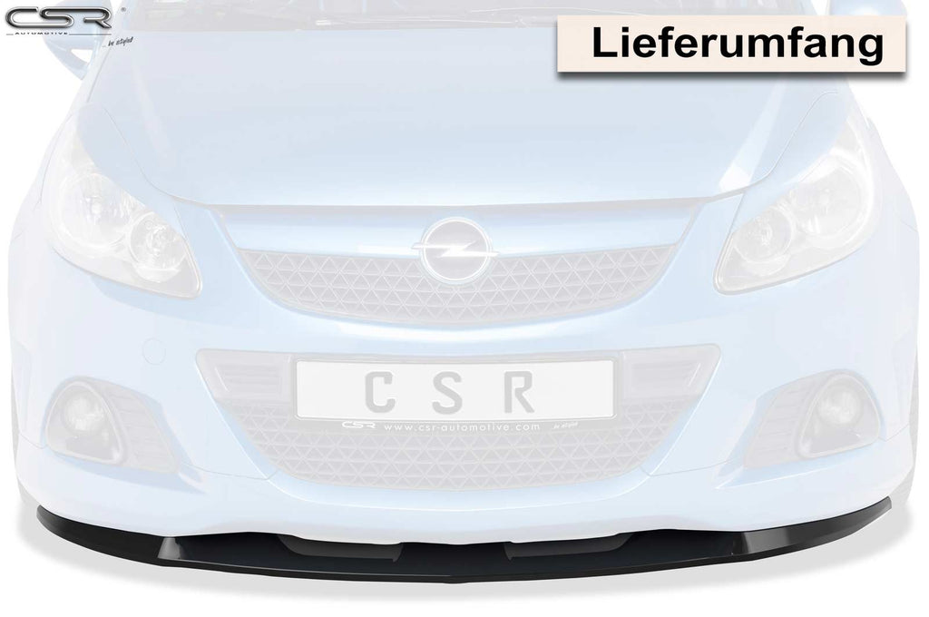 CSR Frontspoiler | Cup-Spoilerlippe mit ABE für Opel Corsa D OPC CSL443