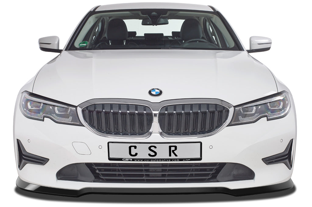 CSR Frontspoiler | Cup-Spoilerlippe mit ABE für BMW 3er G20 Limousine / G21 Touring CSL444-L Unlackiert roh (Lackierung erforderlich)