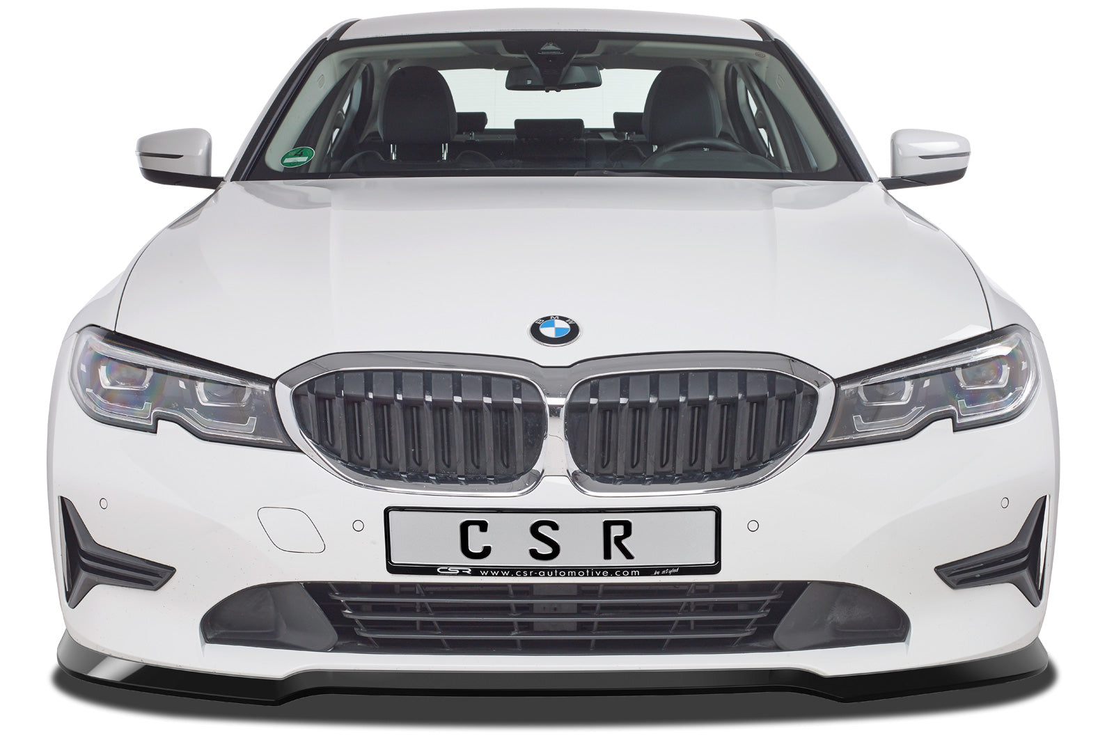 CSR Frontspoiler | Cup-Spoilerlippe mit ABE für BMW 3er G20 Limousine / G21 Touring CSL444-S Strukturiert schwarz matt (keine Lackierung erforderlich)