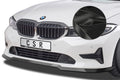 CSR Frontspoiler | Cup-Spoilerlippe mit ABE für BMW 3er G20 Limousine / G21 Touring CSL444-G Glossy schwarz Hochglanz (keine Lackierung erforderlich)