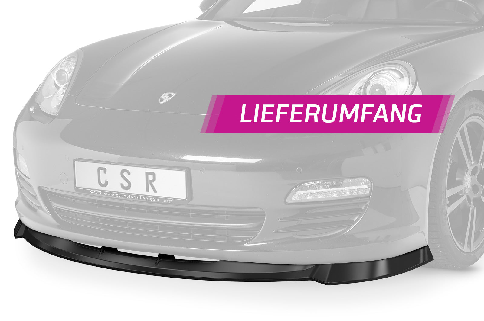 CSR Frontspoiler | Cup-Spoilerlippe mit ABE für Porsche Panamera 970 CSL445