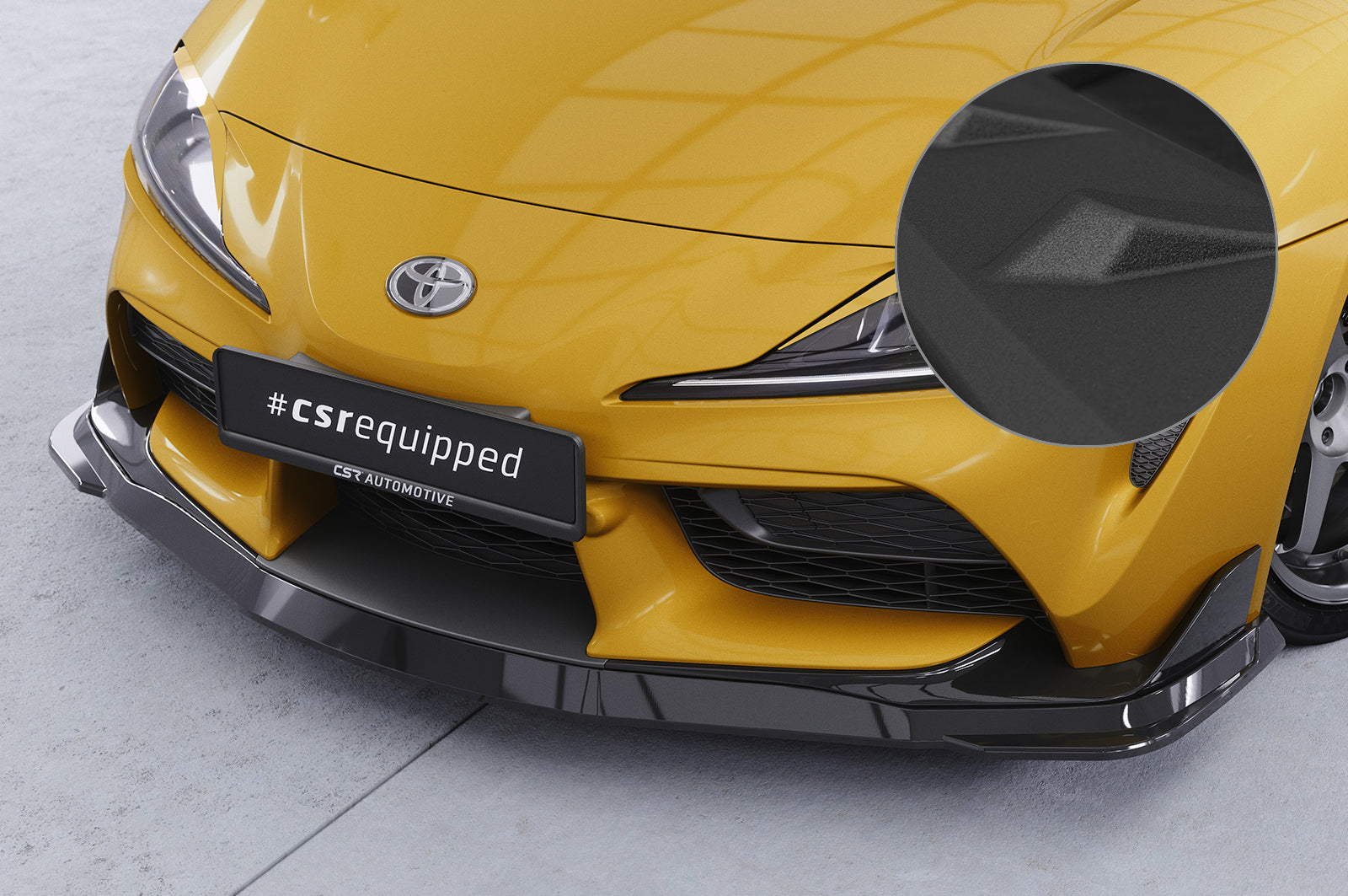 CSR Frontspoiler | Cup-Spoilerlippe mit ABE für Toyota GR Supra (A90) CSL446