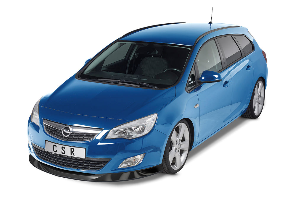 CSR Frontspoiler | Cup-Spoilerlippe mit ABE für Opel Astra J CSL447-G Glossy schwarz Hochglanz (keine Lackierung erforderlich)