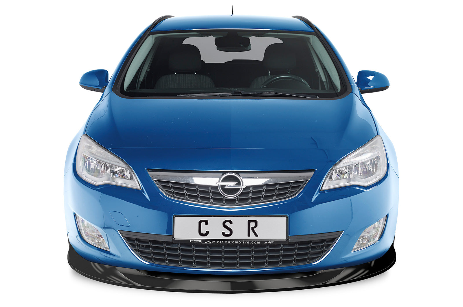 CSR Frontspoiler | Cup-Spoilerlippe mit ABE für Opel Astra J CSL447-G Glossy schwarz Hochglanz (keine Lackierung erforderlich)