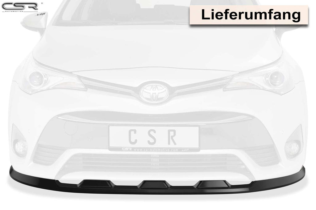 CSR Frontspoiler | Cup-Spoilerlippe mit ABE für Toyota Avensis (T27) CSL449