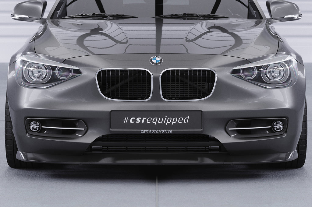CSR Frontspoiler | Cup-Spoilerlippe mit ABE für BMW 1er F20 / F21 CSL450-S Strukturiert schwarz matt (keine Lackierung erforderlich)