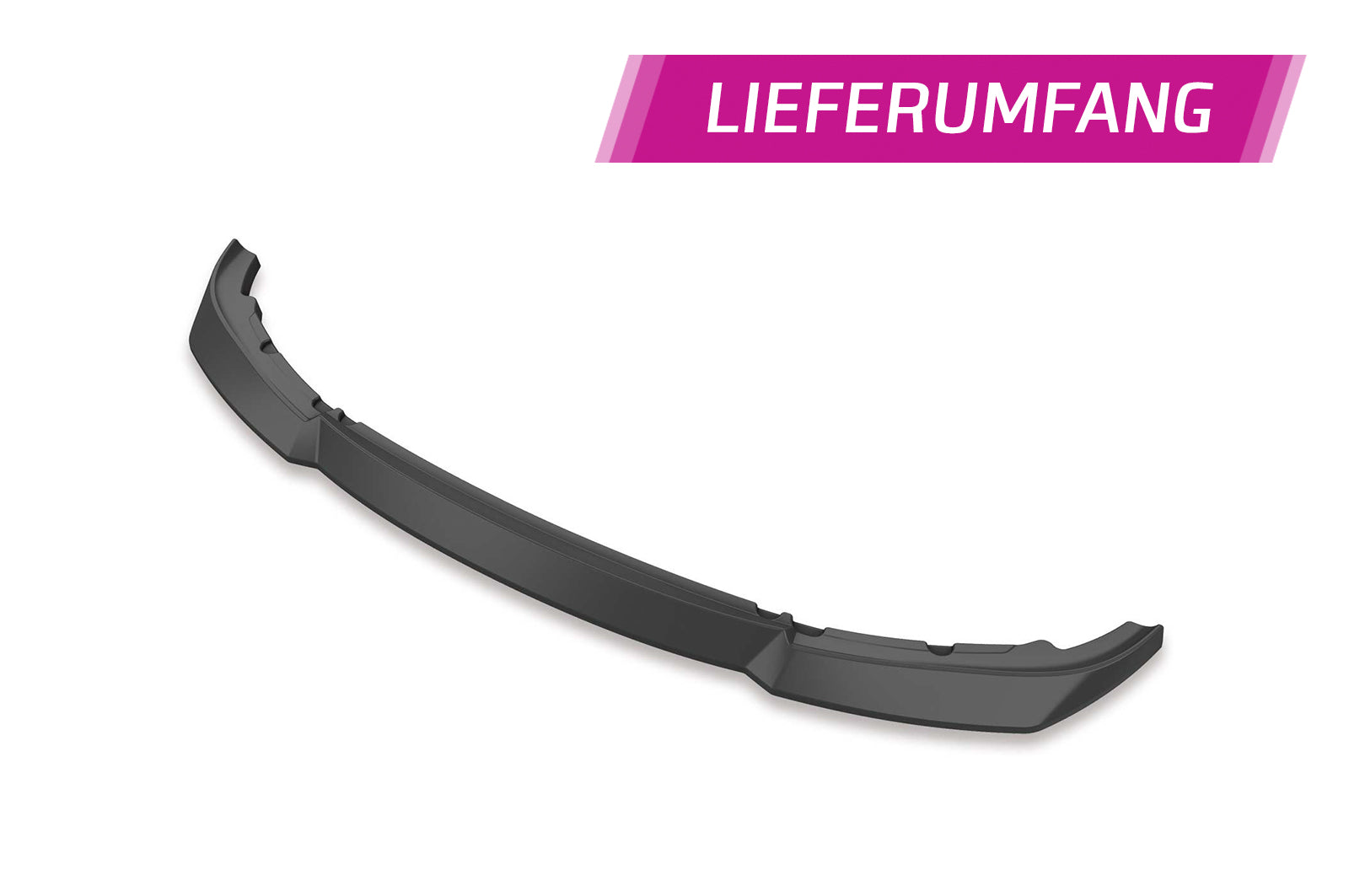 CSR Frontspoiler | Cup-Spoilerlippe mit ABE für BMW 1er F20 / F21 CSL450-S Strukturiert schwarz matt (keine Lackierung erforderlich)