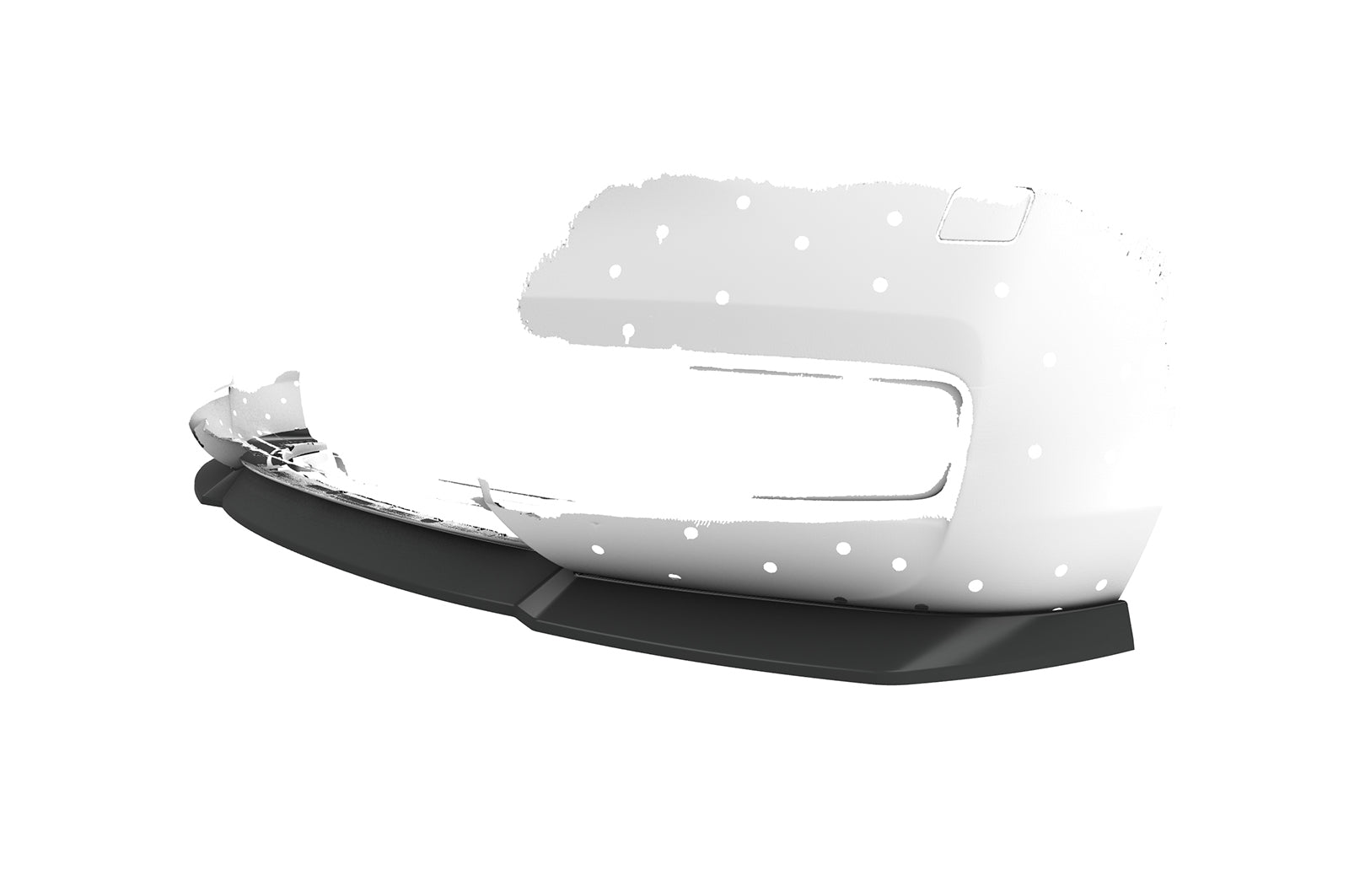CSR Frontspoiler | Cup-Spoilerlippe mit ABE für BMW 1er F20 / F21 CSL450-G Glossy schwarz Hochglanz (keine Lackierung erforderlich)
