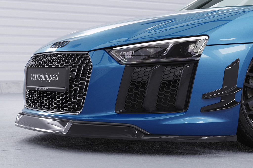 CSR Frontspoiler | Cup-Spoilerlippe mit ABE für Audi R8 (Typ 4S) CSL451-L Unlackiert roh (Lackierung erforderlich)
