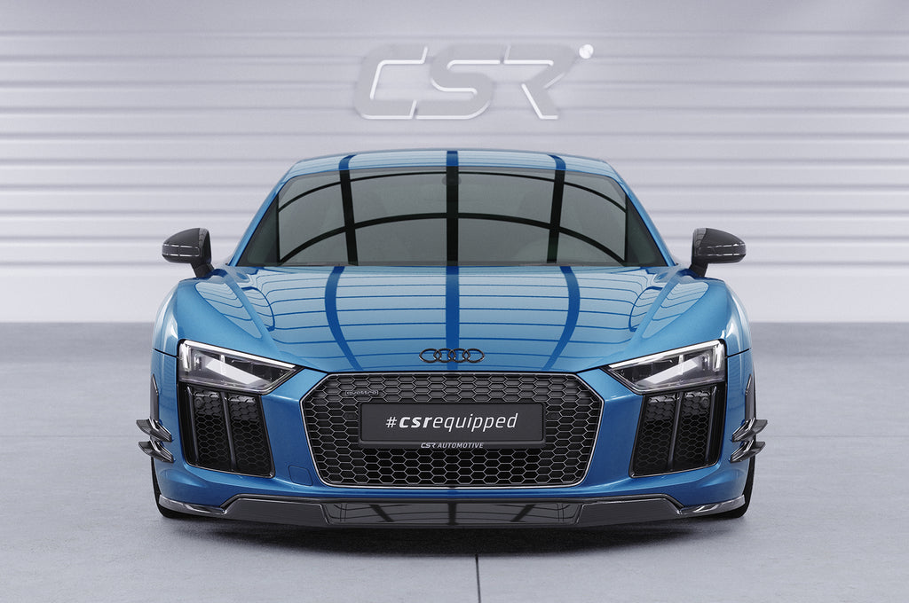 CSR Frontspoiler | Cup-Spoilerlippe mit ABE für Audi R8 (Typ 4S) CSL451-L Unlackiert roh (Lackierung erforderlich)