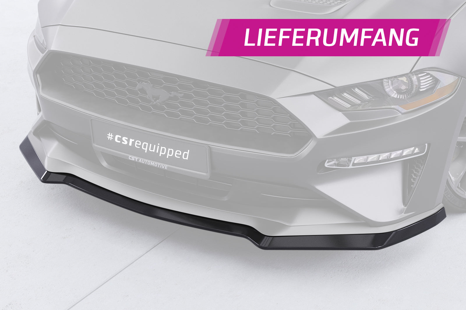 CSR Frontspoiler | Cup-Spoilerlippe mit ABE für Ford Mustang VI CSL452
