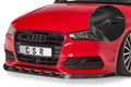 CSR Frontspoiler | Cup-Spoilerlippe mit ABE für Audi S3 / A3 8V S-Line Cabrio / Limo CSL453-G Glossy schwarz Hochglanz (keine Lackierung erforderlich)