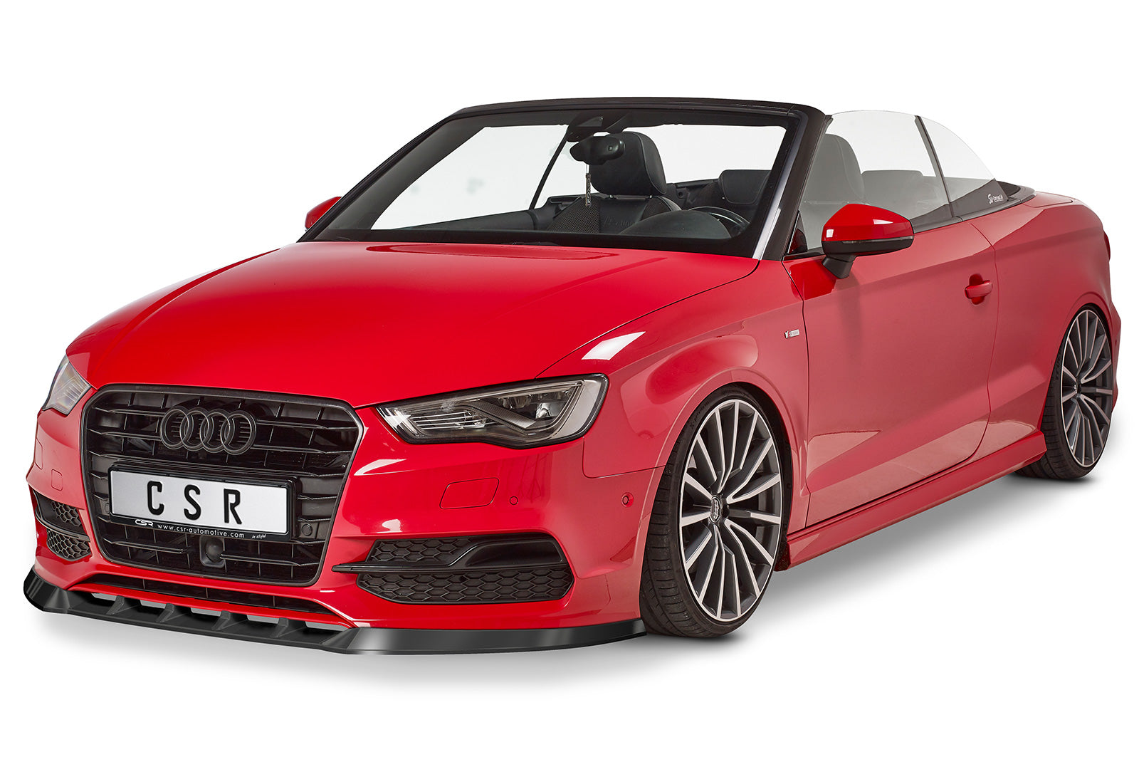 CSR Frontspoiler | Cup-Spoilerlippe mit ABE für Audi S3 / A3 8V S-Line Cabrio / Limo CSL453