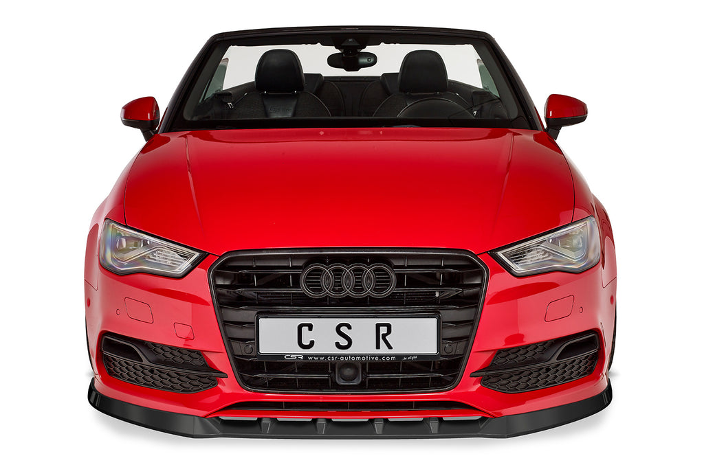 CSR Frontspoiler | Cup-Spoilerlippe mit ABE für Audi S3 / A3 8V S-Line Cabrio / Limo CSL453