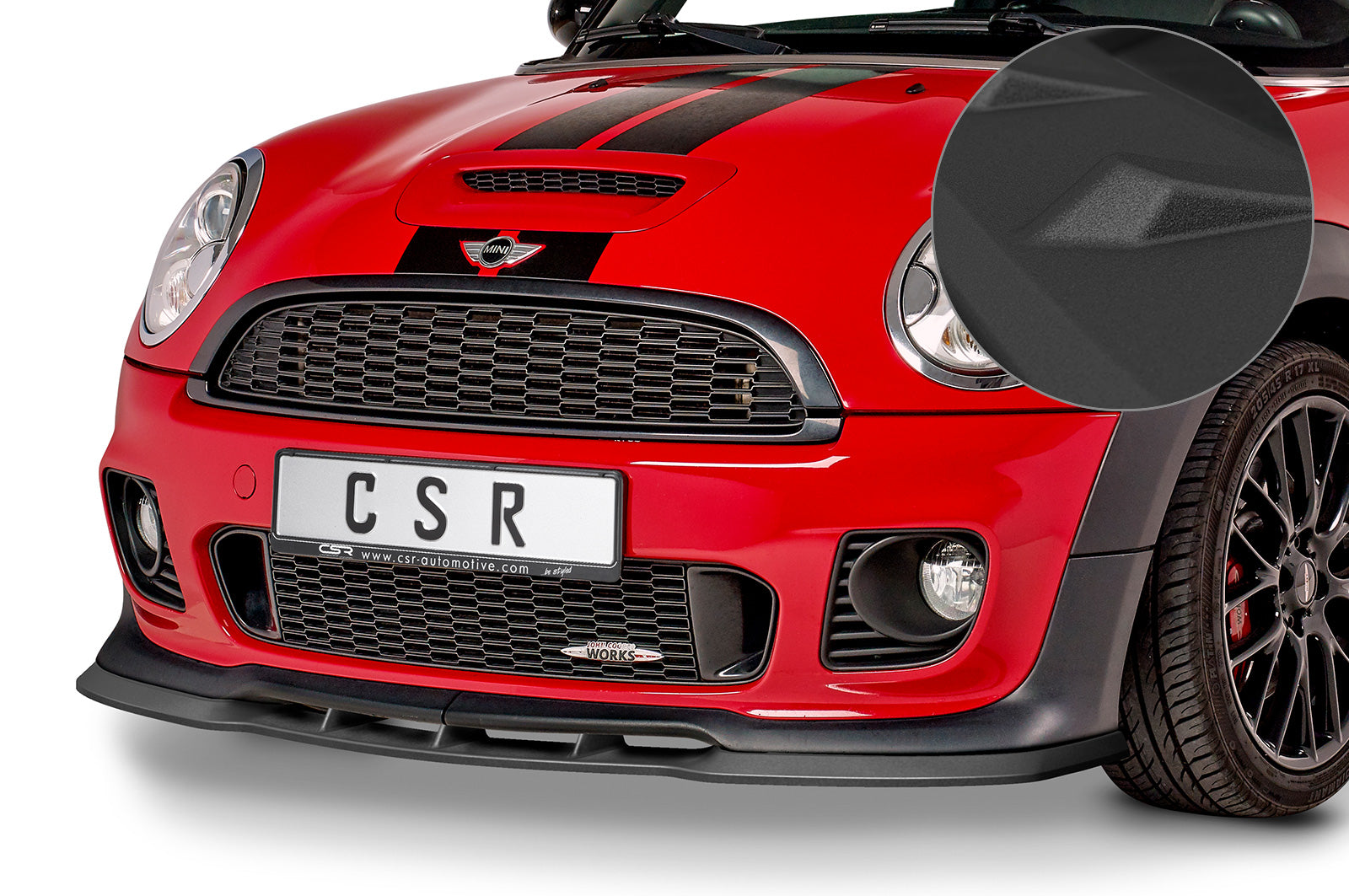 CSR Frontspoiler | Cup-Spoilerlippe mit ABE für Mini R56 John Cooper Works CSR-CSL454