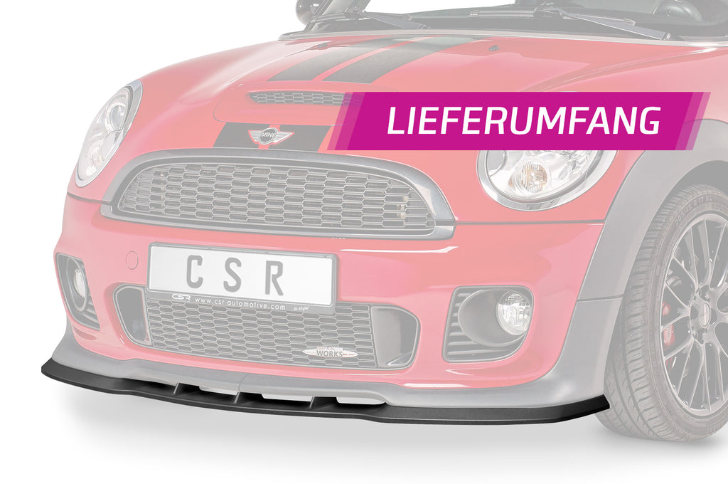 CSR Frontspoiler | Cup-Spoilerlippe mit ABE für Mini R56 John Cooper Works CSR-CSL454