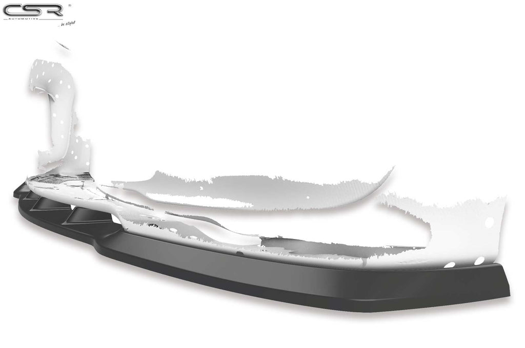 CSR Frontspoiler | Cup-Spoilerlippe mit ABE für Mini R56 John Cooper Works CSR-CSL454-C Carbon Look Hochglanz (keine Lackierung erforderlich)
