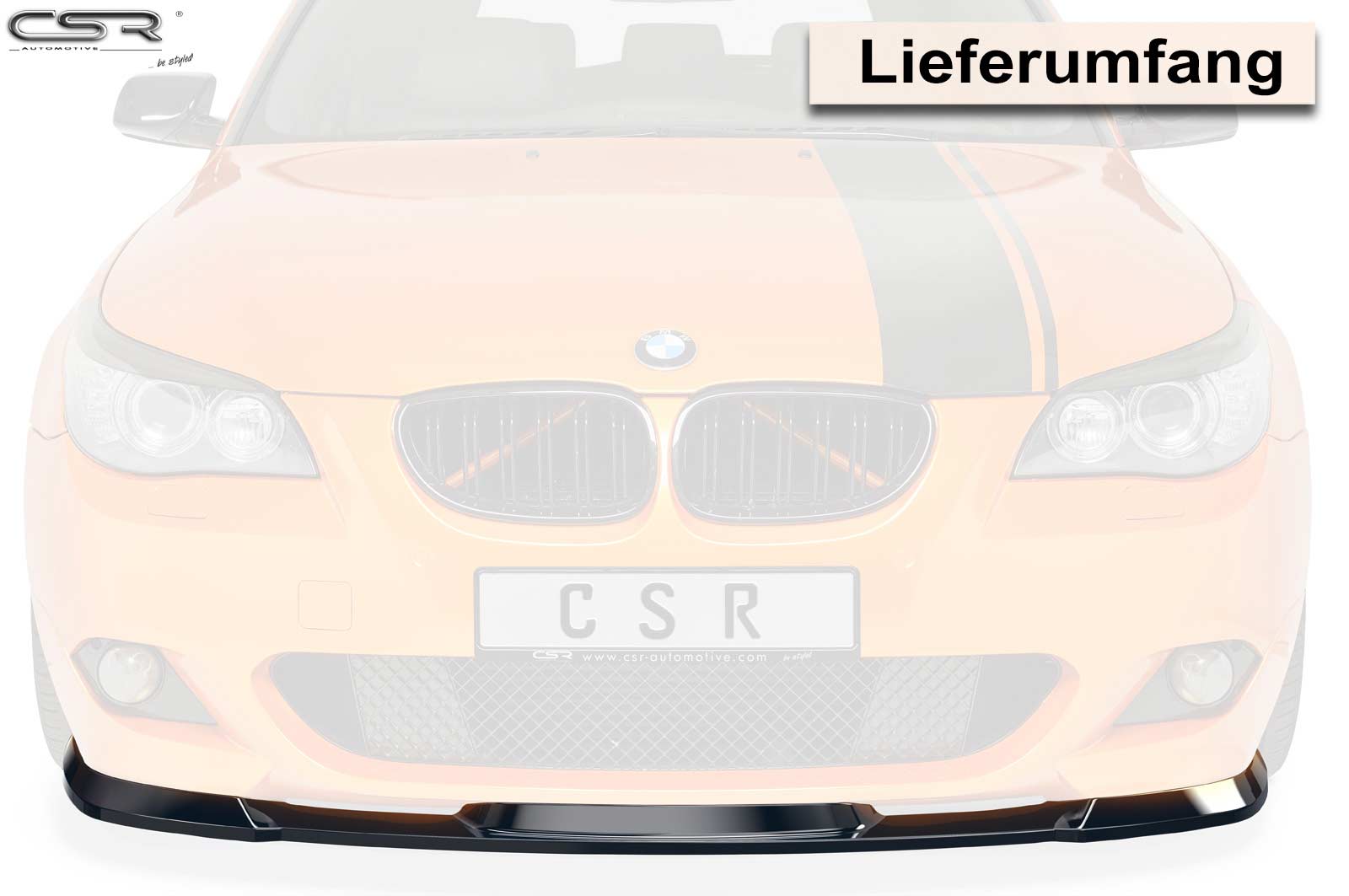 CSR Frontspoiler | Cup-Spoilerlippe mit ABE für BMW 5er E60/E61 M-Paket CSR-CSL455