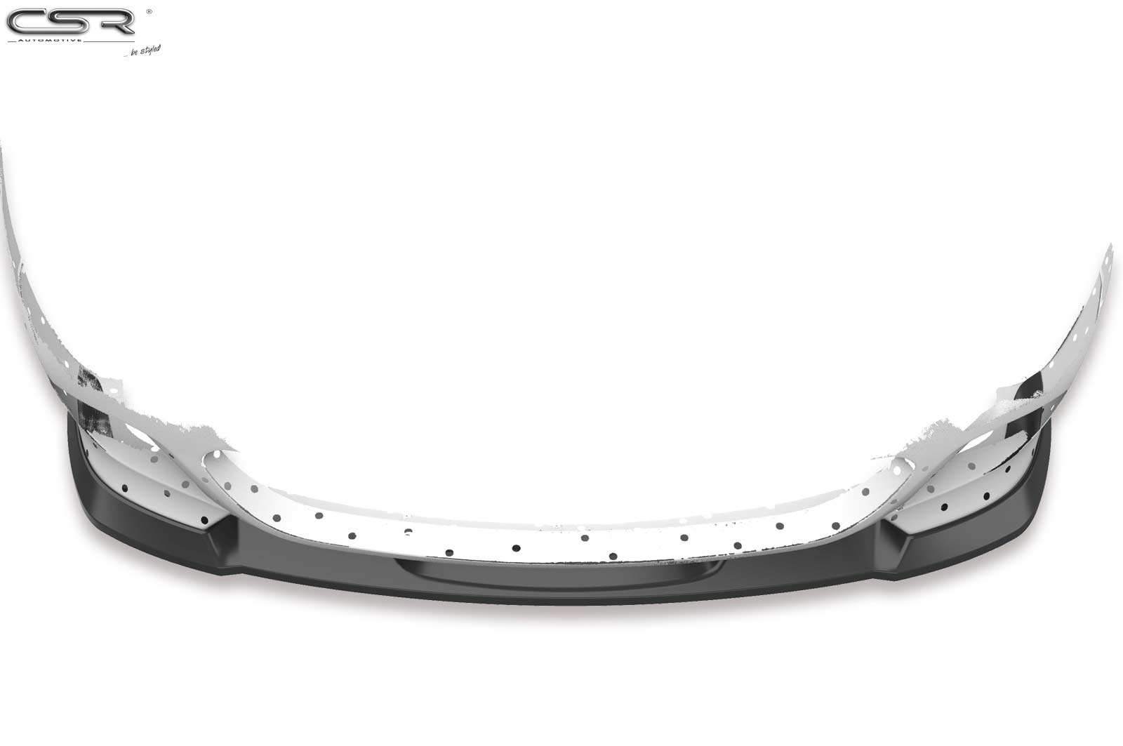 CSR Frontspoiler | Cup-Spoilerlippe mit ABE für BMW 5er E60/E61 M-Paket CSR-CSL455-C Carbon Look Hochglanz (keine Lackierung erforderlich)