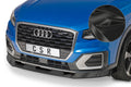 CSR Frontspoiler | Cup-Spoilerlippe mit ABE für Audi Q2 S-Line CSL457-G Glossy schwarz Hochglanz (keine Lackierung erforderlich)