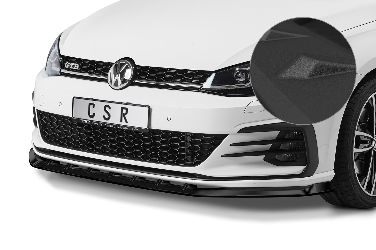 CSR Frontspoiler | Cup-Spoilerlippe mit ABE für VW Golf 7 GTI / GTD CSL459
