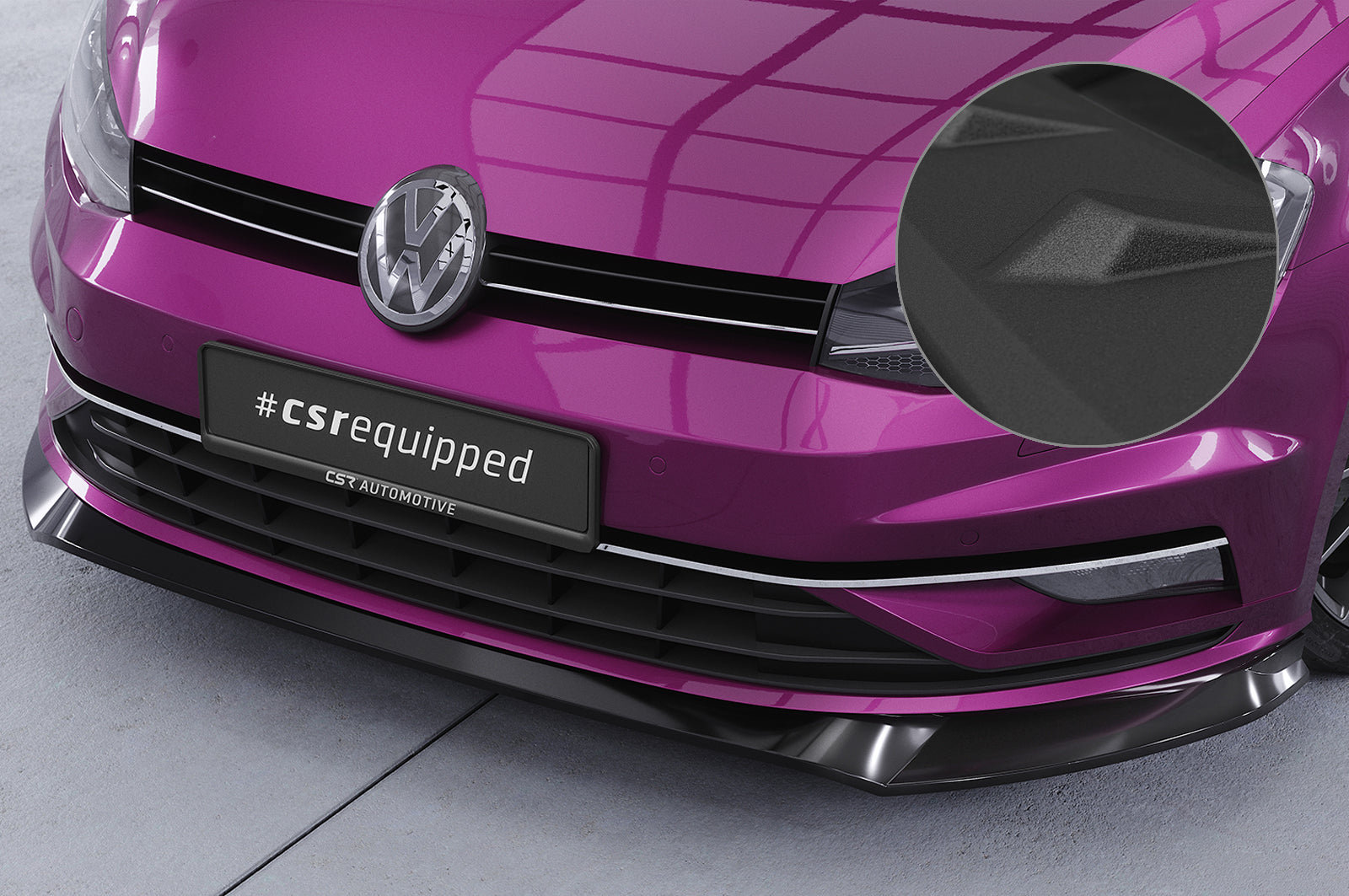 CSR Frontspoiler | Cup-Spoilerlippe mit ABE für VW Golf 7 CSL460