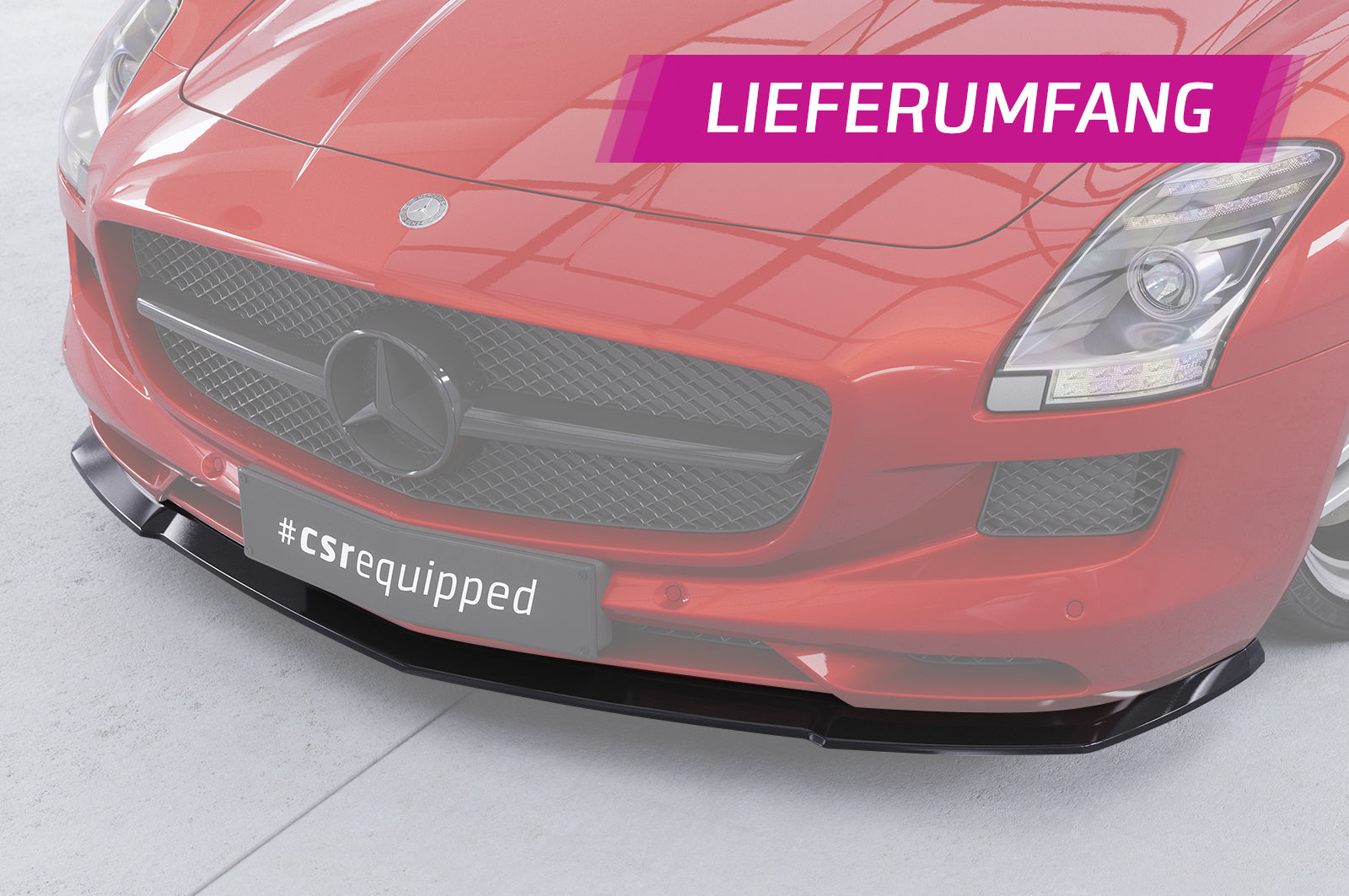 CSR Frontspoiler | Cup-Spoilerlippe mit ABE für Mercedes-Benz SLS AMG (197) CSL462