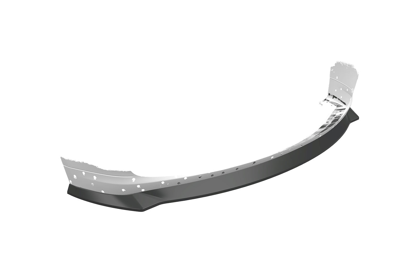 CSR Frontspoiler | Cup-Spoilerlippe mit ABE für BMW 5er E60 / E61 Facelift CSL467-L Unlackiert roh (Lackierung erforderlich)