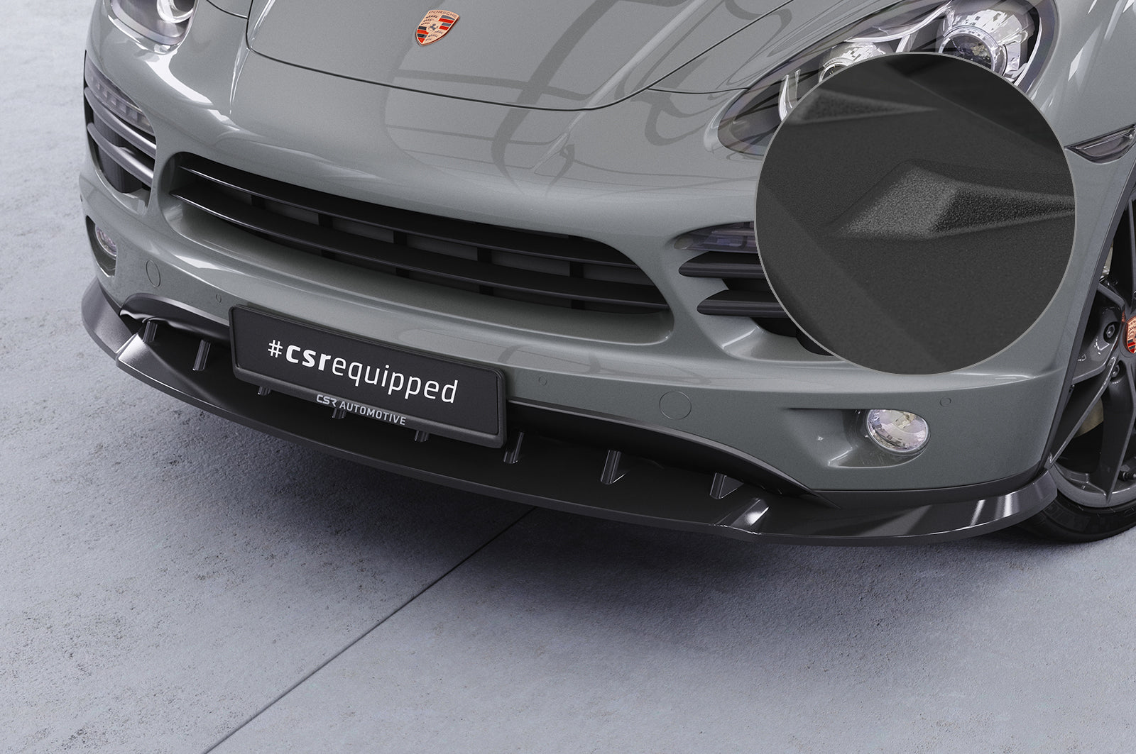 CSR Frontspoiler | Cup-Spoilerlippe mit ABE für Porsche Cayenne Typ 92A CSL470