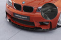 CSR Frontspoiler | Cup-Spoilerlippe mit ABE für BMW 1er E82 M Coupe CSL471-C Carbon Look Hochglanz (keine Lackierung erforderlich)