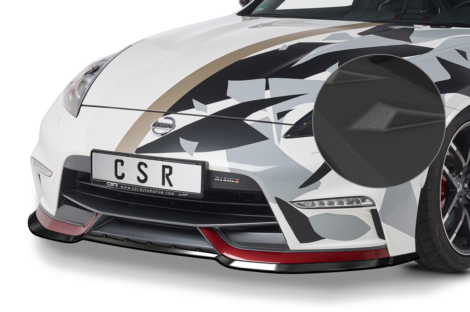 CSR Frontspoiler | Cup-Spoilerlippe mit ABE für Nissan 370Z Nismo CSL472