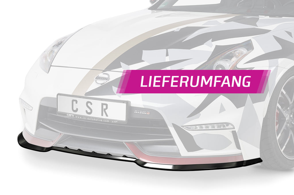 CSR Frontspoiler | Cup-Spoilerlippe mit ABE für Nissan 370Z Nismo CSL472