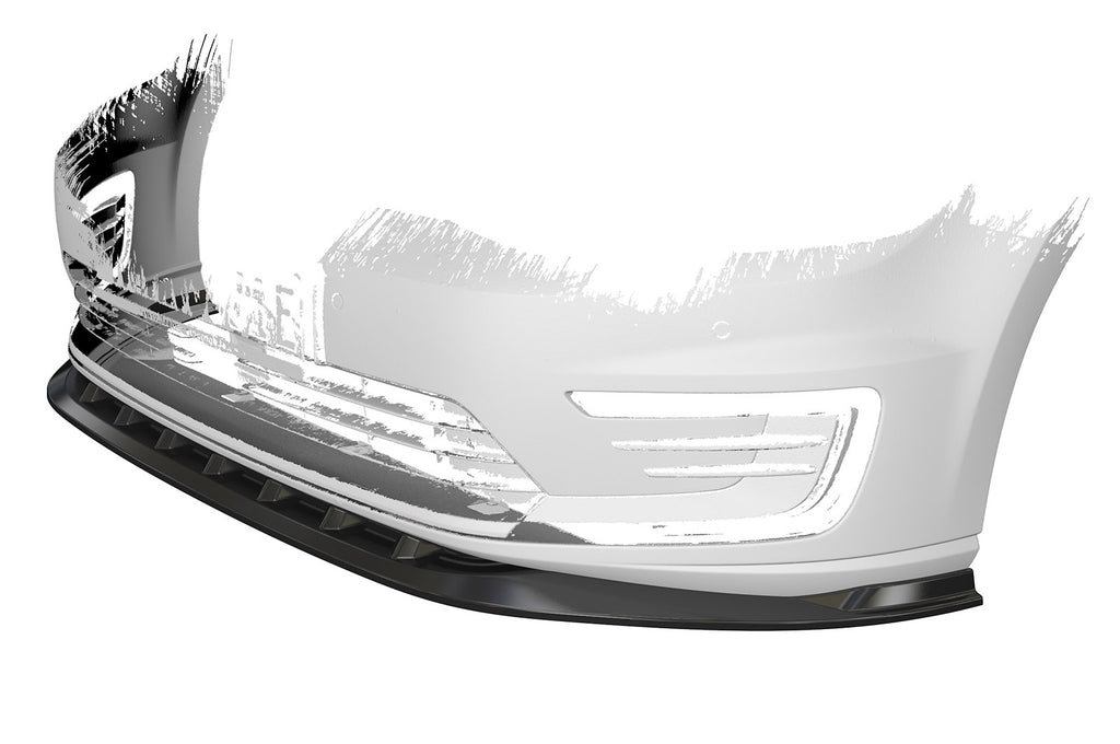 CSR Frontspoiler | Cup-Spoilerlippe mit ABE für VW e-Golf CSL474-S Strukturiert schwarz matt (keine Lackierung erforderlich)