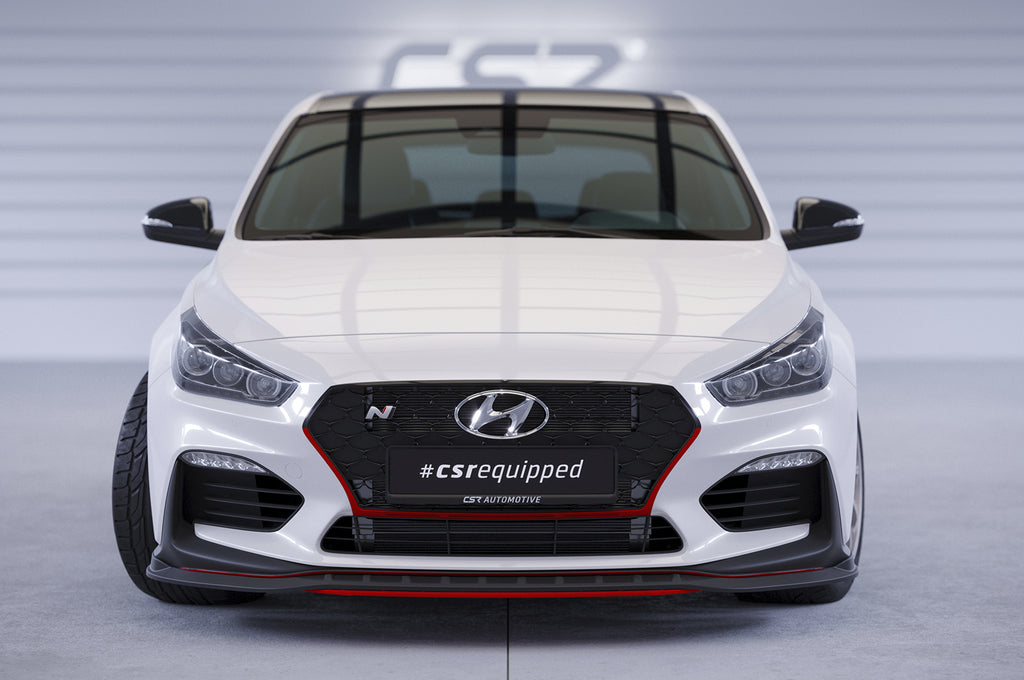 CSR Frontspoiler | Cup-Spoilerlippe mit ABE für Hyundai I30 (PD) N/N-Line CSL479-G Glossy schwarz Hochglanz (keine Lackierung erforderlich)
