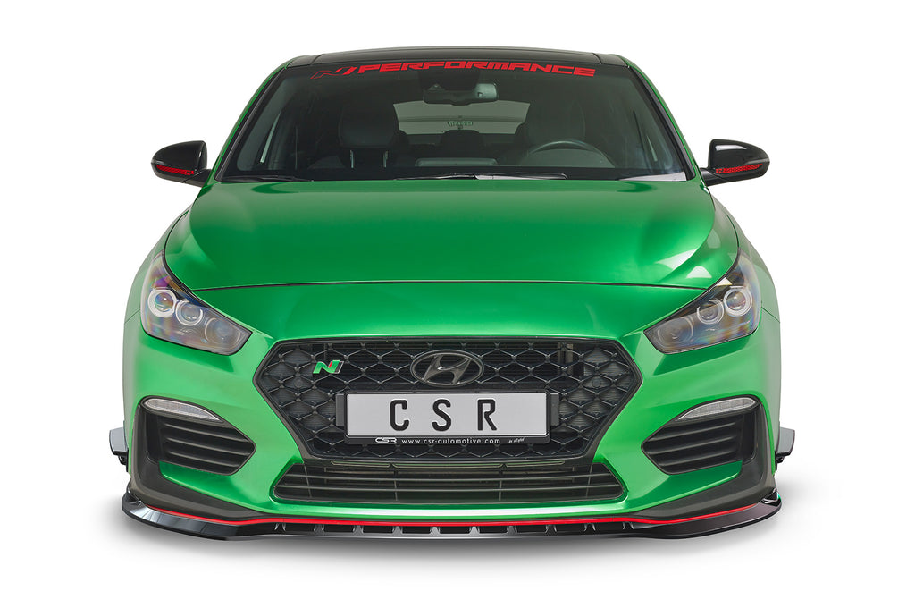 CSR Frontspoiler | Cup-Spoilerlippe mit ABE für Hyundai I30 (PD) N/N-Line CSL479-G Glossy schwarz Hochglanz (keine Lackierung erforderlich)