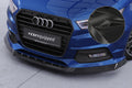 CSR Frontspoiler | Cup-Spoilerlippe mit ABE für Audi A1 8X CSL481-G Glossy schwarz Hochglanz (keine Lackierung erforderlich)