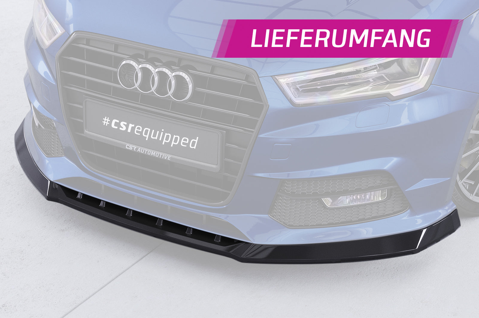 CSR Frontspoiler | Cup-Spoilerlippe mit ABE für Audi A1 8X CSL481