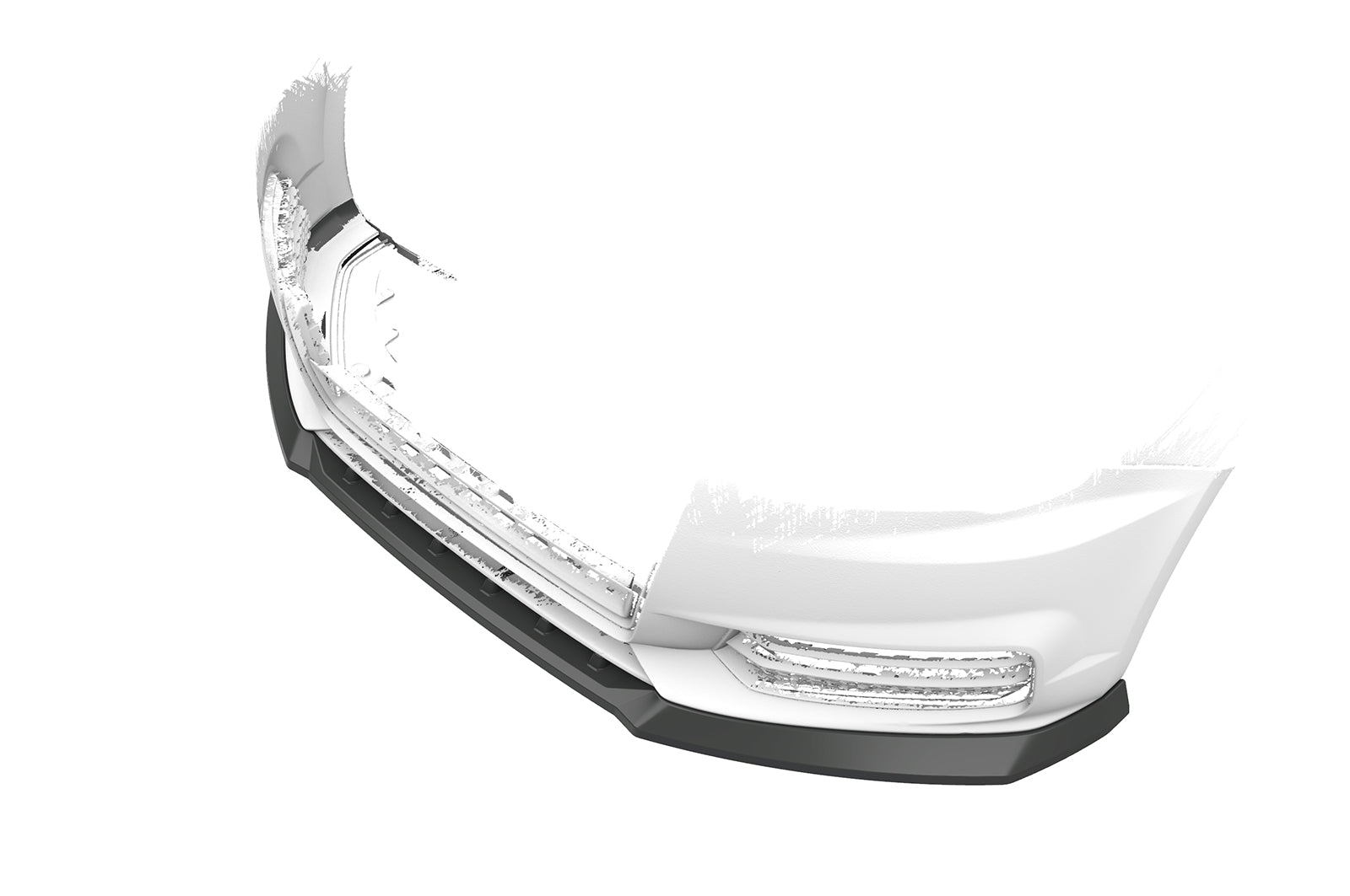 CSR Frontspoiler | Cup-Spoilerlippe mit ABE für Audi A1 8X CSL481-G Glossy schwarz Hochglanz (keine Lackierung erforderlich)