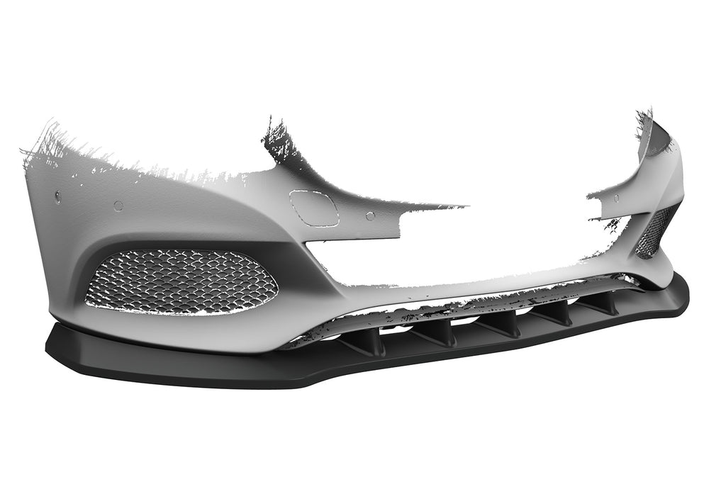 CSR Frontspoiler | Cup-Spoilerlippe mit ABE für Mercedes-Benz C-Klasse 205 CSL482-C Carbon Look Hochglanz (keine Lackierung erforderlich)