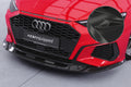 CSR Frontspoiler | Cup-Spoilerlippe mit ABE für Audi A3 8Y S-Line / S3 8Y CSL483-C Carbon Look Hochglanz (keine Lackierung erforderlich)