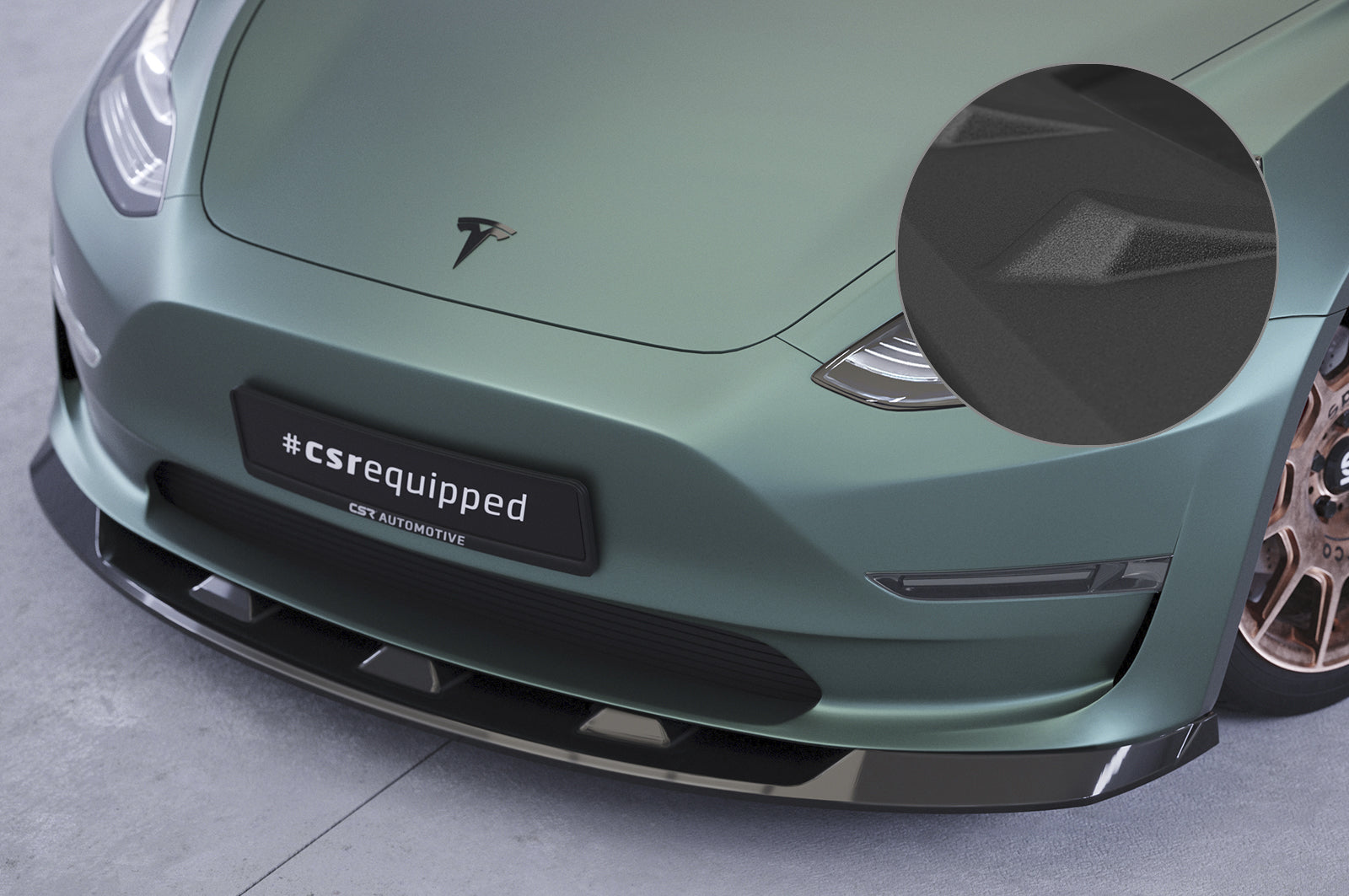 CSR Frontspoiler | Cup-Spoilerlippe mit ABE für Tesla Model 3 CSL484
