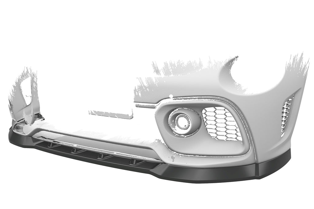CSR Frontspoiler | Cup-Spoilerlippe mit ABE für Fiat 500 Abarth 595 CSL487-L Unlackiert roh (Lackierung erforderlich)