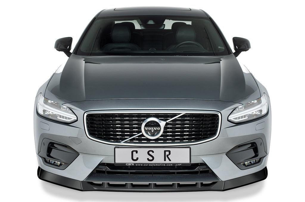 CSR Frontspoiler | Cup-Spoilerlippe mit ABE für Volvo S90 CSL488-C Carbon Look Hochglanz (keine Lackierung erforderlich)