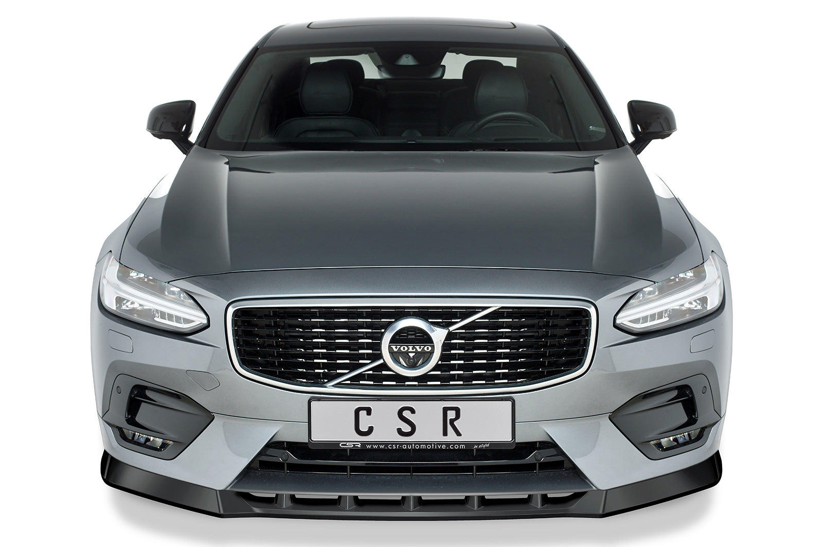 CSR Frontspoiler | Cup-Spoilerlippe mit ABE für Volvo S90 CSL488-G Glossy schwarz Hochglanz (keine Lackierung erforderlich)