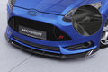 CSR Frontspoiler | Cup-Spoilerlippe mit ABE für Ford Focus MK3 ST CSL491-C Carbon Look Hochglanz (keine Lackierung erforderlich)