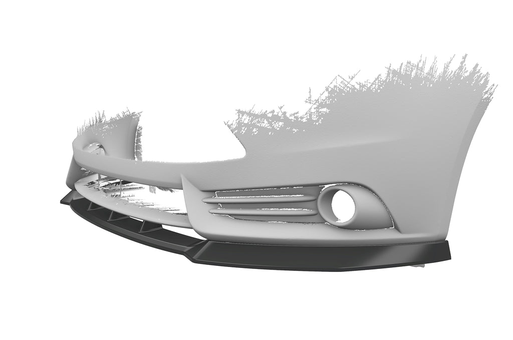 CSR Frontspoiler | Cup-Spoilerlippe mit ABE für Ford Focus MK3 ST CSL491-C Carbon Look Hochglanz (keine Lackierung erforderlich)