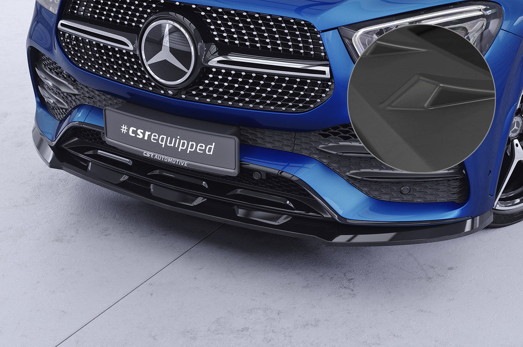 CSR Frontspoiler | Cup-Spoilerlippe mit ABE für Mercedes-Benz GLE C167 AMG-Line CSL492-L Unlackiert roh (Lackierung erforderlich)