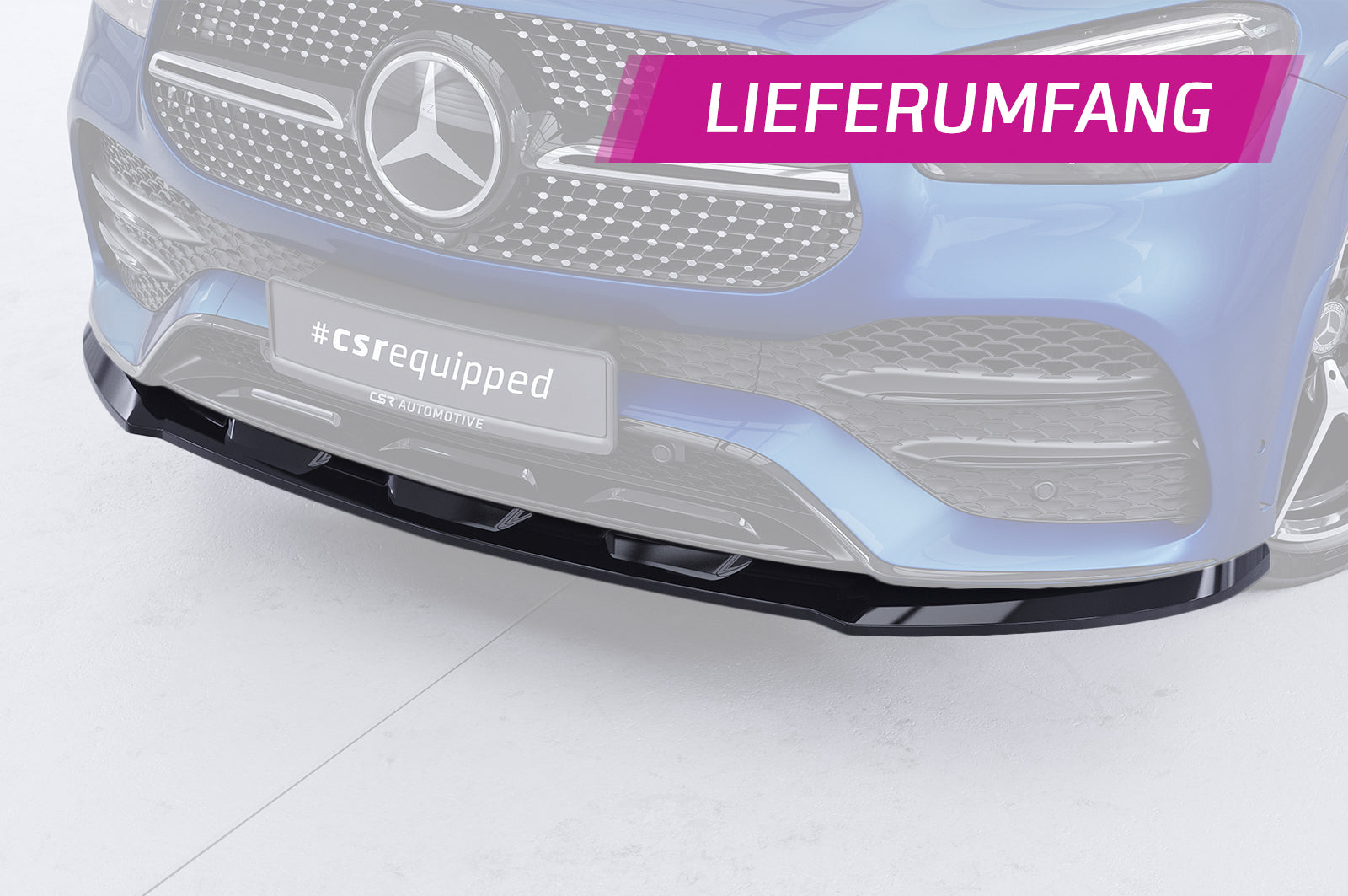 CSR Frontspoiler | Cup-Spoilerlippe mit ABE für Mercedes-Benz GLE C167 AMG-Line CSL492