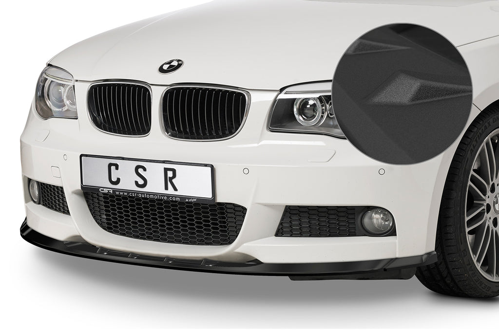 CSR Frontspoiler | Cup-Spoilerlippe mit ABE für BMW 1er E82 / E88 M-Paket CSL494